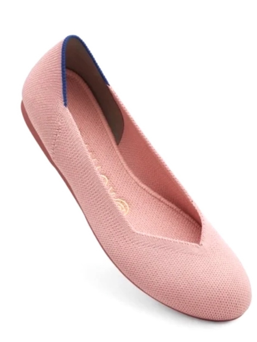 Rothy's The Flat Round Toe Blush Pink Ballet Flats Size 9